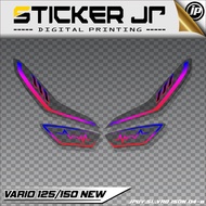 Stiker Lampu / Alis Vario 125-150 New - Sticker Led Honda Vario JP04