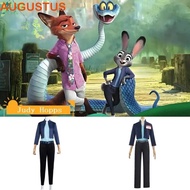 AUGUSTUS Zoo-topia Cosplay Costume, Long Sleeves Long Pants Judy Bunny Rabbit Judy Hopps Cosplay Cos