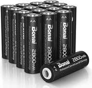 BONAI AA 2800 mAh Rechargeable Batteries High Capacity 1.2 V Mignon AA Battery NI-MH Rechargeable Ba