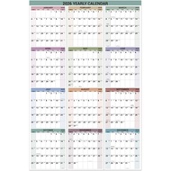 2026 Yearly Wall Calendar - Jan. 2026 to Dec.2026, Calendar 2026, 34.4" x 22.8" (Open), Yearly Wall 