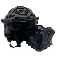 Tactical Assault Helmet With Fans And Headphone Airsoft Hunting Motorcycle Cosplay Protective Gear Full Covered Mask Fast Helmet