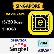 Travel eSIM Singapore – Singtel 15/20 Days Data Plan | 新加坡上网卡 | Fast Activation & Reliable