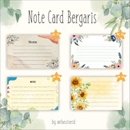 Plain Striped Greeting Card / Note Card / Greeting Card