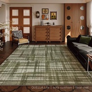 [New Product9Style]Vintage Green Living Room Large Carpet | High-End Sofa Coffee Table Waterproof Ru