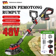 Mesin Potong Rumput Elektrik 48V Baterai Mesin Potong Rumput Pemotong Rumput Tanpa Kabel Taman Alat 