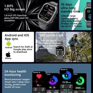 OWQPRI[WQETUIEWQUIYFGSKH Canmixs สมาร์ทวอท์ชผู้ชาย2023 1.8นิ้วระบบติดตามการเคลื่อนไหว GPS โทรศัพท์กันน้ำออกกำลังกาย Smartwatch Olahraga อัตราการเต้นของหัวใจ