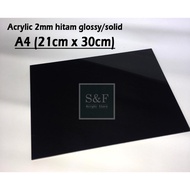 ACRYLIC HITAM 2MM / AKRILIK HITAM / AKRILIK / ACRYLIC / AKRILIK