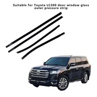 Outer Window Molding Weather Strip Seal for Toyota LC200, DoorGlassWaterRetaining Rubber Seal Strip