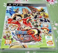 幸運小兔 PS3 航海王 海賊王 無限世界 赤紅 中文版 One Piece Unlimite PlayStation3