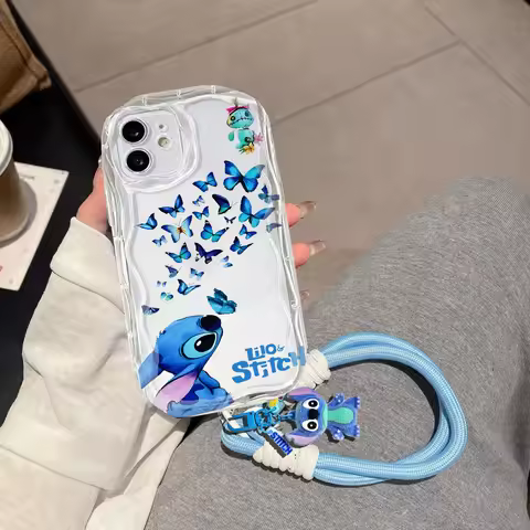 Stitch Pendant Butterfly Romance Case For Huawei Nova 13 12 11 9 7 SE 10 Pro 5T 7i Y91 Y90 Y70 Y9S Y