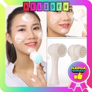 Belideh Face Wash Tool H155 Silicone Facial Cleansing Brush 3D 2-sided Massage Brush R410