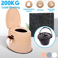 7L PP Portable Elderly Toilet Outdoor Indoor Toilet Travel Camping Vehicle Potty Pregnant Movable To
