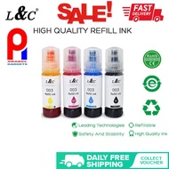 L&amp;C 003 Compatible Premium Refill Ink 70ml for Epson tank EcoTank printer L3116 L3156 L5190 L3150 L1110 L3110 L3101 L3100