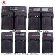 S007E LCD RAPID DUAL CHARGER For Panasonic CGA-S007E DMC-TZ1 TZ15 TZ2 CGA-S007E