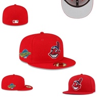 （caps）zy507 Fully Sealed Size Cap N.Y Cincinnati Reds Cleveland Indians L.A Milwaukee Brewers Sports