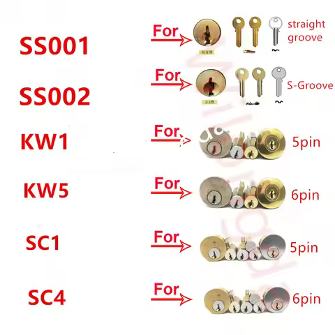 FOR professional Locksmith Lishi 2 in 1 Tool SC4 SS001 SS002 SS002R pro R52 KW1 KW5 SC1 Tools for Ho