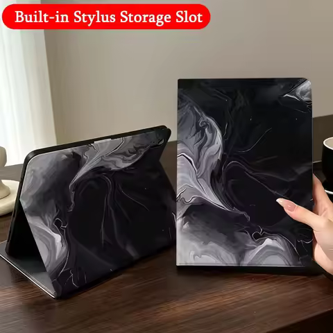 Abstract Art Painting Case For iPad Mini Pro Air 5 6 7 8 9 11 9.7 7.9 10.9 13 12.9 inch Folding Auto