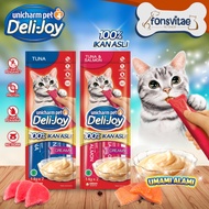 Deli Joy Wet Cat Snack 14g contains 2 sachets - Cat Snack