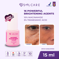 Solcare Whitening Booster Serum + Collagen - Serum Mencerahkan & Menghilangan Flek Bekas Jerawat