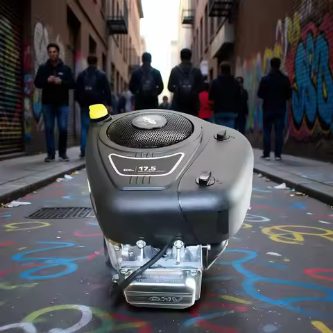 17.5 HP 500cc 1 x 3-5/32 9amp INTEK Engine with Veal Technology