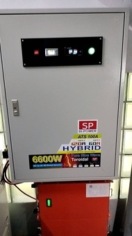 อินเวอร์เตอร์ งานหนักหม้อแปลงเทอรอยด์ สำหรับประหยัดค่าไฟเดือนละ 4000-5000 บาท ระบบ 48v6600w ชาร์จเจอ