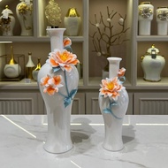 Home Table Decoration AestheticELEGAN Coral Dahlia Ceramic Vase 5654