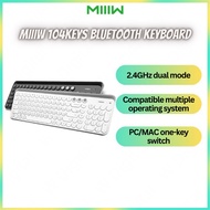 Youpin Miiiw Bluetooth Dual Mode Keyboard 104 Keys 2.4GHz Multi Compatible Wireless Portable Keyboar
