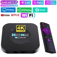 FVBGNHBVCS H96 MAX M5 RK3318 Smart TV Box Android 11 2G 16G 4K Wifi Media Player H96MAX TVBOX Netflix YouTube Google Voice Set top box