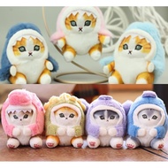 GANTUNGAN Mofusand cat Shark Dinosaur cat neko Chain, cheap premium cute doll cat key chain costume