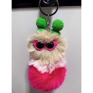 Keychain/bag accessary - colorful Caterpillar