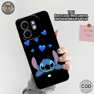 HP Latest Infinix Smart 9 HD Softcase - Fashion Stitch Case - Infinix Smart 9 HD Case - Pro Camera S