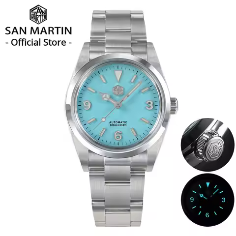 San Martin 36mm Men Watch Explore Series Fashion Luxury Couples Sport Watch Automatic Mechanical Sta