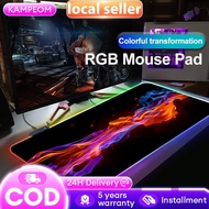 AVOSKY USB RGB Colour LED Lighting Gaming Mouse Pad Mousepad Gaming Mause Pad Edges RGB mousepad