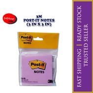 3M POST IT NOTES (3 IN X 3 IN)/100'S/PURPLE