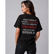 Donatur T-shirt - works hard so you can pay at the step (combed 24s)