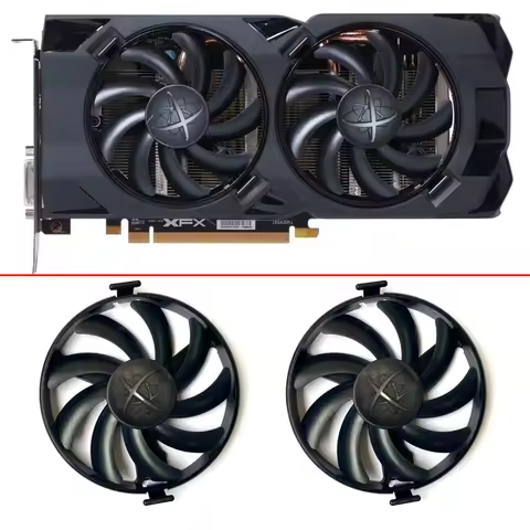 FDC10U12S9-C Cooler Fan Replace For XFX AMD Radeon RX 470 480 580 RX580 RX480 RX470 EDITION RX-480P8