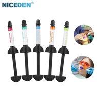 NICEDEN Dental Nano Flowable Hybrid Composite Resin 4g A1 A2 A3 A3.5 B1 Light Curing Composite Resin