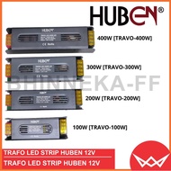 HUBEN POWER SUPPLY TRANSFORMER 100W 200W 300W 400W 12V LED STRIP SLIM ADAPTOR TRANSFORMER