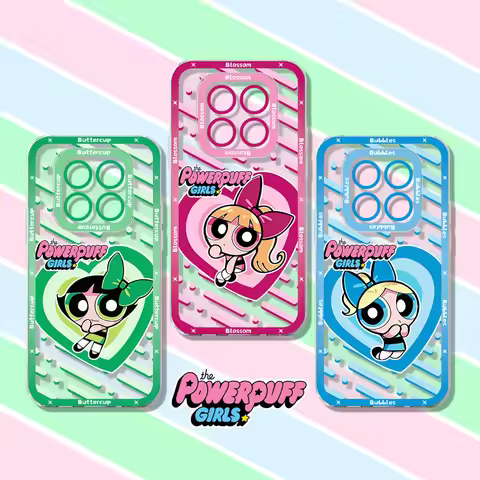 The P-Powerpuff Girls Cute Case for Xiaomi Redmi 15C 15 14C 14R 13 13C 13X 12 12C 10 10A 10C A5 A4 A