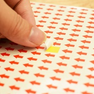 Red Small Arrow Self-Adhesive Label Sticker Label Paper, Self-Adhesive Label Sticker
