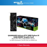 GAINWARD GeForce RTX 5080 Python III 16GB GDDR7 Graphic Card