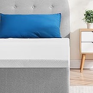 Mattress Topper 140 x 200 cm, 6 cm Height Mattress Topper, Oeko-Tex® Certified, Made of Two Hardness