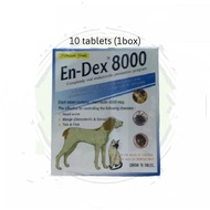 EN-DEX 8000 (10tablet) [EXP:4/27] Heartworm, Mange, Tick & Flea Control (Dog & Cat) 10tablets/box EN