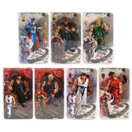Street Fighter Action Figure NECA Ryu Ken Gulie Akuma Chunli  PVC Movable Figurine Japan Game Deriva