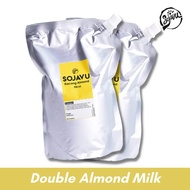 SOJAVU DOUBLE ALMOND MILK( 2 susu almond pouch - 900ml)