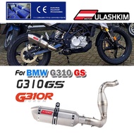 Slip On For G310R G 310R  Middle Contact Pipe Motorcycle Full System Exhaust Muffler Escape