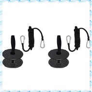 [R Q M U] 2X Floating Water Mat Tether Kit Lily Pad Tether Floating Mat Straps Tether and Grommet Ki