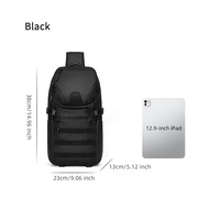 Túi đeo chéo đeo ngực Seachoice SC9255 đa năng có cổng USB để phân loại đồ ướt và khô Vải Oxford ch