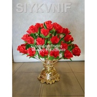 【new】◊✴№BTS1/50 Pcs bunga telur siap dapat Pengikat dengan riben kecil ikat