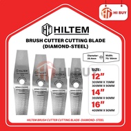 HILTEM BRUSH CUTTER CUTTING BLADE 2T (SILVER) [65Mn STEEL] 12” 14” 16”/ DIAMOND BLADE/ MATA PISAU ME